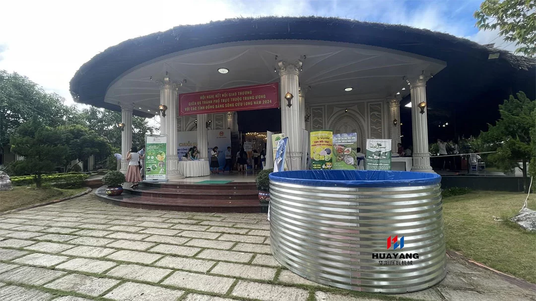 Feed Silo/Bin And Storage Water Tank Roll Forming Machine